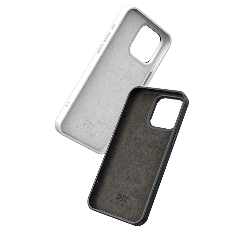 New-tech NFC Function Phone Case For Iphone 15 14 13 Pro Max DIY Cases E-Ink Screen Phone Cover Cartoon Girl Fundas Battery Free - Caseverse