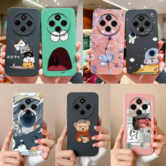 For Redmi 14C Phone Case Cartoon Astronaut Full Coverage Anti Drop Funda For Xiaomi Redmi 14 C Soft Liquid Silicone Bumper Capa