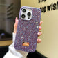 01 Stylish Diamond Sparkling Phone Case For Iphone 16 15 14 13 12 11 Pro Max Plus Women's Gift Back Shockproof Phone Case