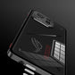 Metal Bumper Phone Case lock buckle For ASUS ROG Phone 9 Pro Single sided Tempered Glass Back Full Lens Protection Cover cases