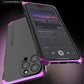 Metal Frame PC Phone Case for IPhone 13 12 14 15 Pro Max Aluminum Anti-collision Strip Silica Gel Back Cover for IPHON 15 Promax