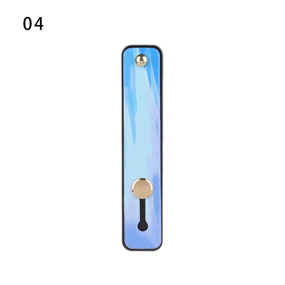 Push Pull Rainbow Phone Grip Silicone Phone Stand Finger Ring Holder Finger Strap Bracket Portable Telescopic Wrist Band - Caseverse
