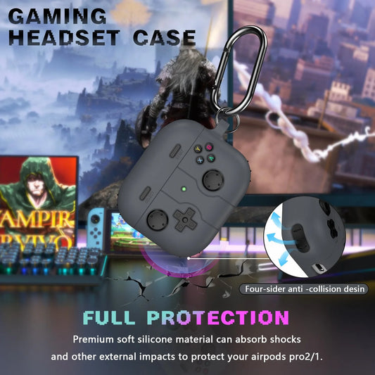 for AirPods 3rd generation charging case With cleaning kits for apple airpods airpod 3 silicone case 3D Game controller
