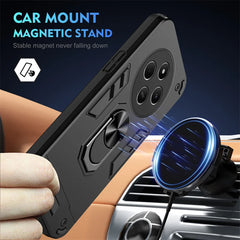 For Xiaomi Redmi 14C 4G Case Shockproof Armor Metal Ring Phone Cases For Mi Redmi 14C 4G Stand Holder Bumper Phone Cover