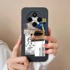 For Redmi 14C Phone Case Cartoon Astronaut Full Coverage Anti Drop Funda For Xiaomi Redmi 14 C Soft Liquid Silicone Bumper Capa