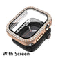 Diamond Bumper Protective Case for Apple Watch Cover Series 7 6 SE 5 4 3 38MM 42 MM For Iwatch 45mm 41mm 40mm 44 mm