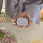 The Blue Polka Dot + Ring Is Suitable for Apple for Airpodspro2 Case/For Airpodspro Case/For Airpods4 Case/For Airpods3 Case/For Airpods2 Case/Fashion Earphone Case/Simple Earphone Case