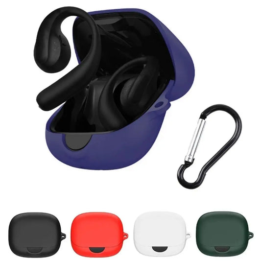 Anti-drop Earbuds Protective Case Washable Dustproof Wireless Earphone Shell Silicone for Anker Soundcore AeroFit Pro