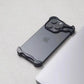 Luxury Irregular Aluminum Alloy Bumper Phone Case For IPhone 12 13 14 15 16 Pro Max 16Pro Plus Lens Film Protection Metal Cover - Caseverse