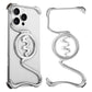 Oatsbasf Metal Phone Case for iPhone 16/16 Pro/16 Pro Max Ultra-thin Frameless Magsafe Shockproof Minimalist Protective Covers