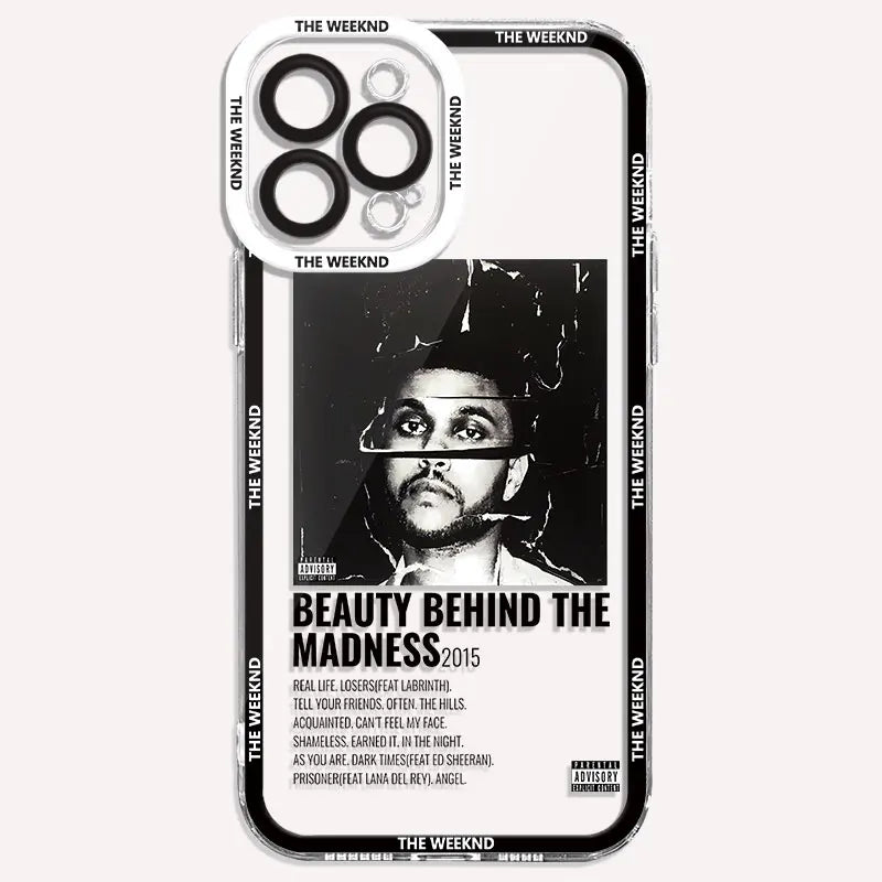 The-Weeknd Fashion Cool Musi Case for iPhone 15 Pro 11Pro Max XR 12 13 Mini XSmax 14 7 Plus SE 6 8 X XS Phone Clear Fundas Cover