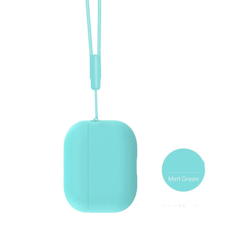 For AirPods Pro 2 2022 Earphone Case with Lanyard Anti-lost Cover [Front LED Visible]  for AirPods Pro 2 Silicone Case