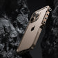 For iPhone 15 16 Pro Max Plus Metal Robotic Arm Phone Case Aluminum Alloy Frame Irregular Bumper Shockproof Protective Cover