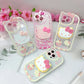 Sanrio Hello Kitty Stand Phone Cases For iPhone 16 15 14 11 13 12 Pro Max XR XS 7 8 Plus Original Shockproof Cover Y2K Case - Caseverse