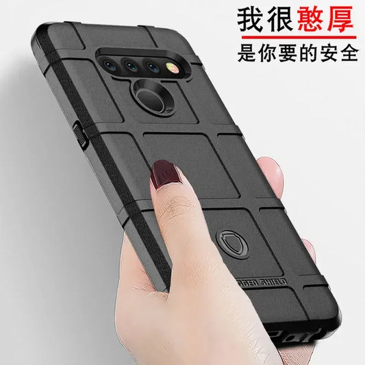 Rugged Shield Shockproof Phone Case For LG V50 V50S G8X V60 G8 G8S ThinQ Soft TPU Silicone Protective Back Cover Fundas
