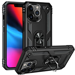 Armor Shockproof Case for iPhone 16 15 14 Plus 13 12 11 Pro Max Magentic Ring Finger Holder Military Grade Case for iPhone Cover