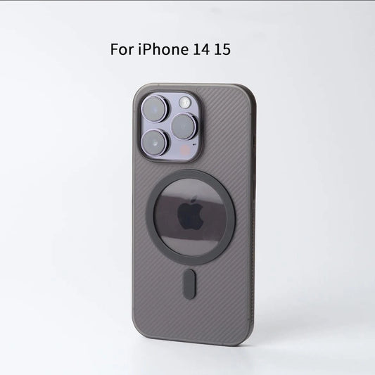 Luxury Matte for iPhone 15 14 13 Pro Max Phone Case with Magsafe Magnetic Charge Military Grade Shockproof Translucent Back Slim