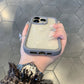 Matte Titanium gray rugged silicone case for iPhone 16 15 14 13 12 11 Pro Max thicken shockproof transparent hard phone cover - Caseverse