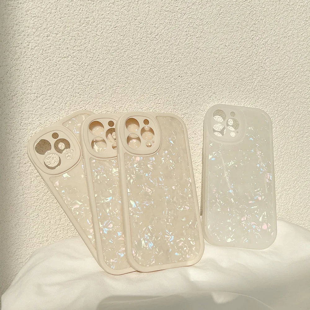 Luxury Glitter Dream Shell Marble Pattern Phone Case For Iphone 15 14 13 12 11 Pro Max For iphone xs max  Case - Caseverse