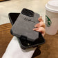 Personalized Luxury Leather Lambskin Shockproof Case For iPhone 16 15 14 13 12 11 Pro Max Customized Name DIY Cover 15 Pro Max - Caseverse