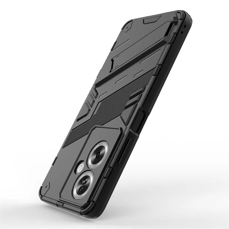 For OPPO A79 5G Case Shockproof Rugged PC Armor Phone Case For OPPO A 79 OPPOA79 5G CPH2553 Car Magnetic Holder Stand Back Cover - Caseverse