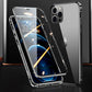 360°Full Protection Metal Magnetic Phone Case For IPhone 16 Pro Max 14 13 12 11 15 Pro Max X XS XR Plus Double-Sided Glass Cover - Caseverse