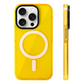Transparent Neon Color MagSafe Phone Case for iPhone 16 15 Pro Max 14Pro 13 14 12 Wireless Charging Soft Silicone Bumper Cover - Caseverse