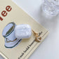 Pearl Earphone Cases For Airpods Pro 2 Leopard Pendant Headphone Protective Cover For Apple Airpod 3 Pro 2 1 3rd Generation Case