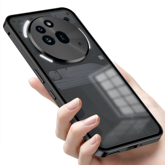 Metal Aluminium Alloy Frame Hard PC Backboard Shockproof Phone Cover for Nothing Phone 3A Pro Case