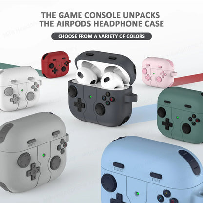 for AirPods 3rd generation charging case With cleaning kits for apple airpods airpod 3 silicone case 3D Game controller
