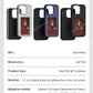 NFC DIY Picture Ink Phone Case for iPhone 16 15 14 13 Pro Max DIY Case Screen Phone Cover Cartoon Protection Funda Battery Free