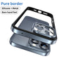 Hybrid Silicone Frame Aluminum Metal Phone Case For iPhone 16 Pro Max 16 Plus 16promax 16pro 16plus Better Heat Bumper