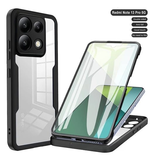 360 Full Body Phone Case For Xiaomi Redmi Note 13 12 Pro Plus 5G Note11s 4G Redmi Note 12 Turbo 5G Built Screen Protector Cover - Caseverse