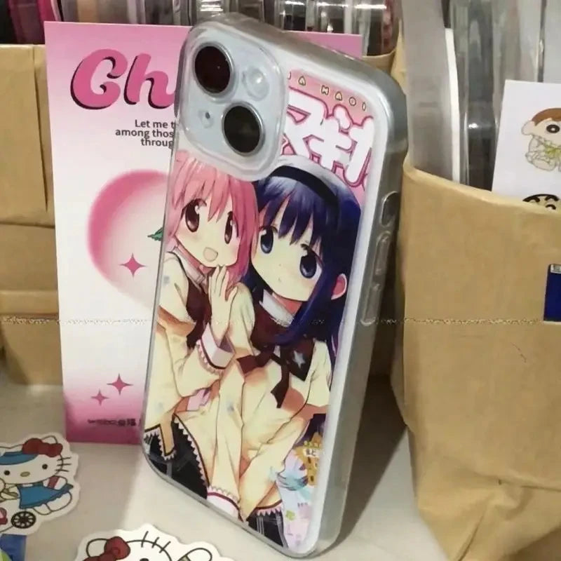 2024 New Japanese and Korean Popular Girls Minimalist Fit For iPhone 16 15 Promax Phone Case iPhone 14 High end 13 Pro Silicone - Caseverse
