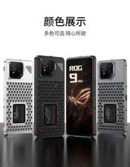 Case For ASUS ROG Phone 9 8 Pro Cover Aluminum Metal Copper Buckle Heat Dissipation Cases For Rog Phone9 Rog9 Rog8 Bumper Funda