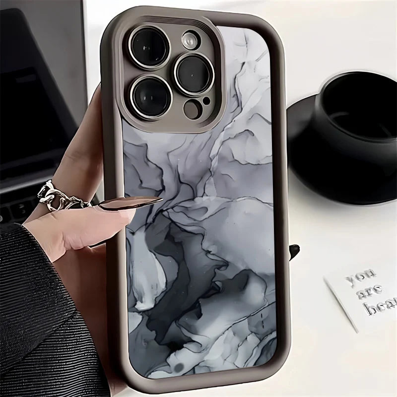 Marble Pattern Phone Case For Xiaomi Redmi Note 12 13 11 Pro Plus 5G Cases Redmi Note 12S 10 11S 10S 12C 13C 4G Matte Cover - Caseverse