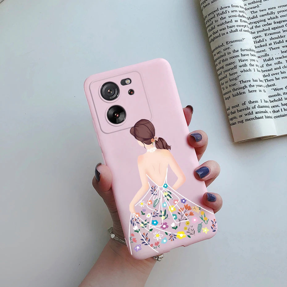 For Xiaomi 13T Pro Case Fashion Marble Astronaut Silicone Phone Cases For Xiaomi Mi 13T Mi13T 13 T Pro 5G Protection Back Cover - Caseverse