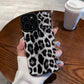 Black and white leopard print graphic phone case for iPhone 15 14 13 12 11 x XR Xs SE2 SE 8 7 plus pro Max mini Silic