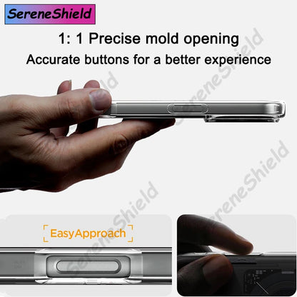 Latest Technology Phone Case for iPhone 16 Pro Max 15 Plus 14 Pro 13 Fine Hole Circuit Board Magnetic Anti-fall Phone Case