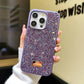 01 Stylish Diamond Sparkling Phone Case For Iphone 16 15 14 13 12 11 Pro Max Plus Women's Gift Back Shockproof Phone Case