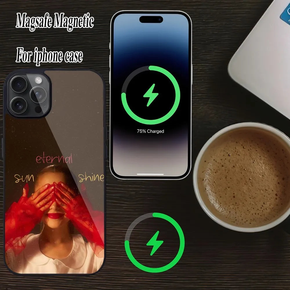 Ariana Grande Eternal Sunshine Phone Case For iPhone Magesafe Magnetic  15 Pro 11 Mini 12 13 14 Max Plus Shell - Caseverse