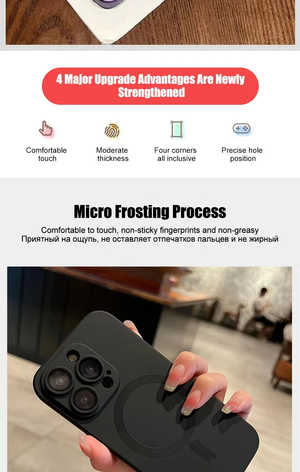 Original For Magsafe Magnetic Case For iPhone 16 13 12 11 14 15 Pro Max Matte Shockproof Cover Wireless Charge Phone Accessories - Caseverse