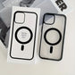 Clear Black Magnetic Phone Case for iPhone 15 14 Max Plus 13 12 Mini 11 Strong Magnet Mobile Cases with Box Shockproof Cover - Caseverse