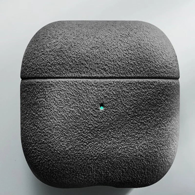 Italian Suede Leather Case For Airpods Pro 2 Luxury Artificial Leather All Inclusive Case For Airpods 4 3 Case Wireless Charge