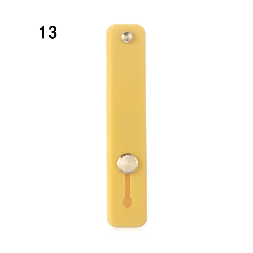 Push Pull Rainbow Phone Grip Silicone Phone Stand Finger Ring Holder Finger Strap Bracket Portable Telescopic Wrist Band - Caseverse