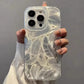 Gradient Colorful Feather Pattern silicone phone case for iPhone 15 14 13 12 11 Pro Max Plus full shockproof hard back cover - Caseverse
