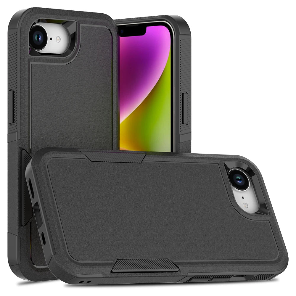 New TPU/PC Case for iPhone 16e / 16 Pro Max - Military Grade Shockproof Phone Cover Hybrid Armor Dual Layer Protection Shell - Caseverse