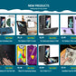 For Galaxy Fold6 S Pen Leather Phone Case Hinge Protection & Built-in Screen Protector Leather Phone Cover for Fold5 Fold4 Black - Caseverse