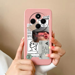 For Redmi 14C Phone Case Cartoon Astronaut Full Coverage Anti Drop Funda For Xiaomi Redmi 14 C Soft Liquid Silicone Bumper Capa