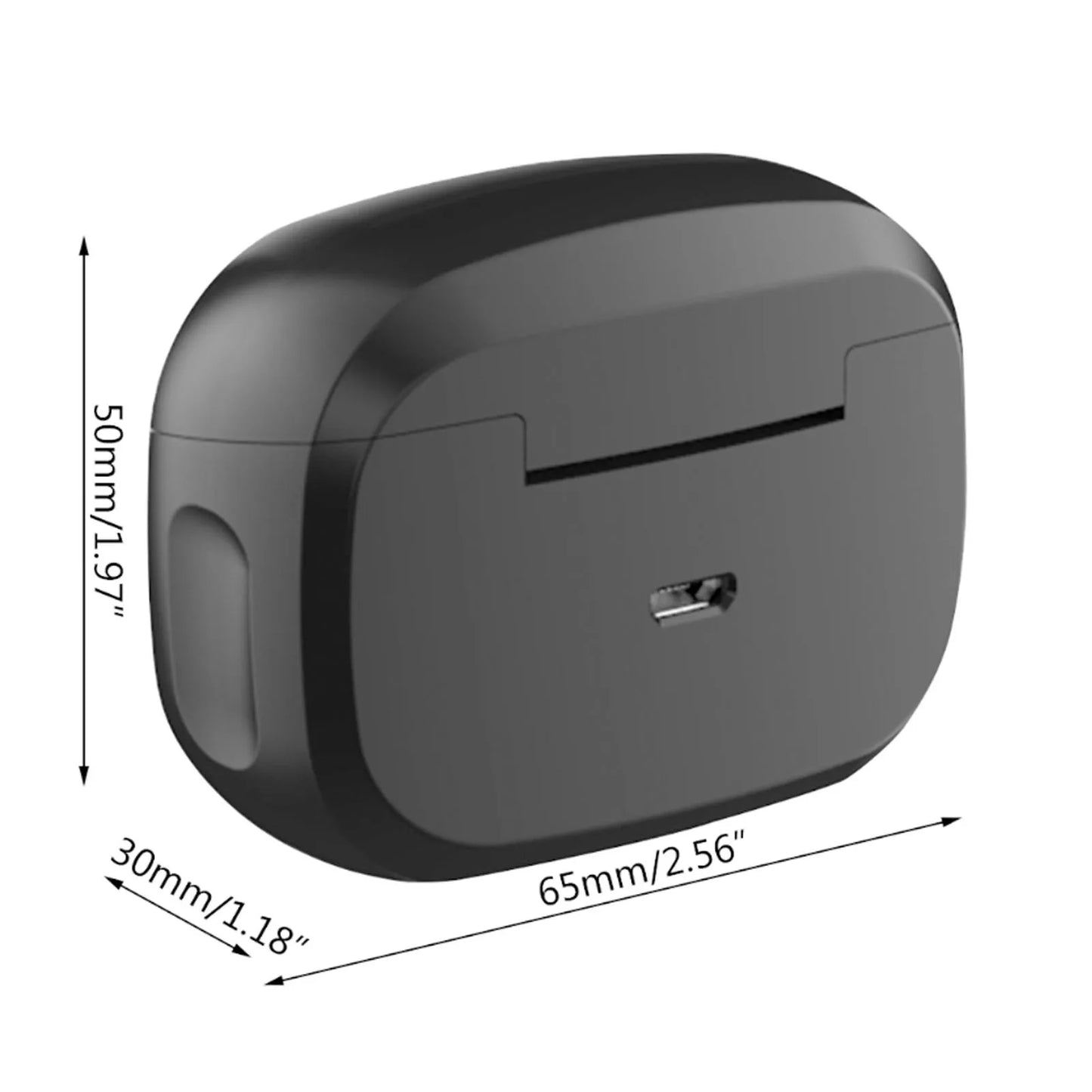 Earbuds Wireless Charging Case Replacement  Case for Jabra Elite Active 65t Elite 65t Earbuds Wireless Charging Case